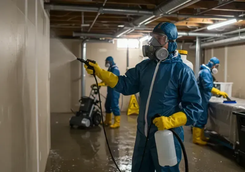 Basement Sanitization and Antimicrobial Treatment process in Glenwood City, WI